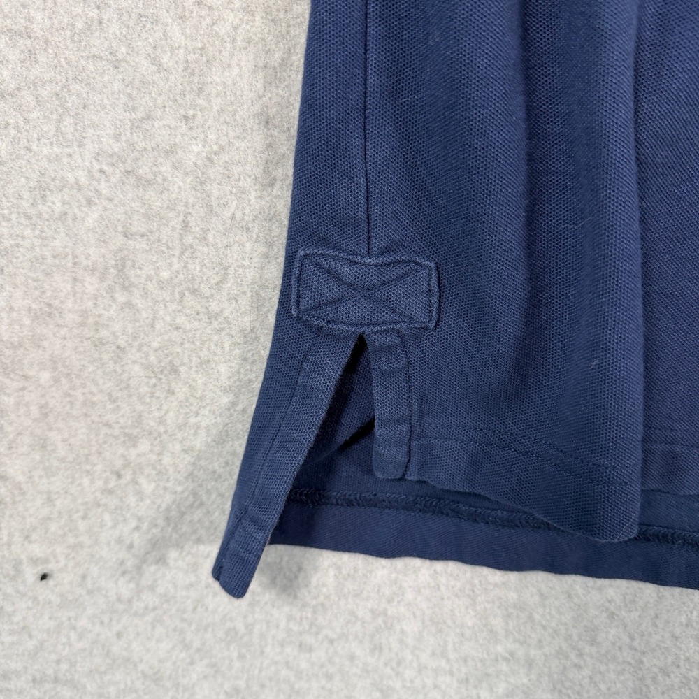 Duluth Trading Co Polo Shirt Mens XL Tall Navy Blue Relaxed Fit Short Sleeve - Picture 7 of 13